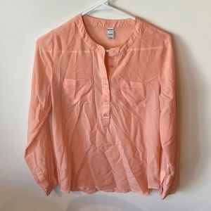 Old Navy pink blouse, size extra small